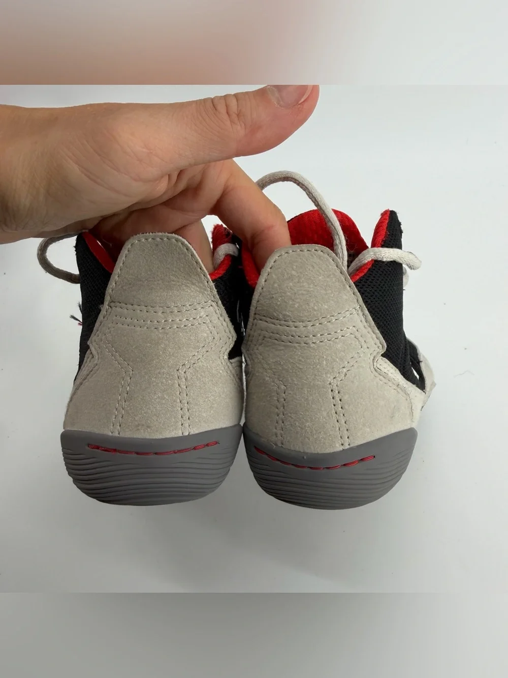 RUDIS Youth Boys Wrestling Shoes Black Grey Red Size 2 Y2 Sneakers
